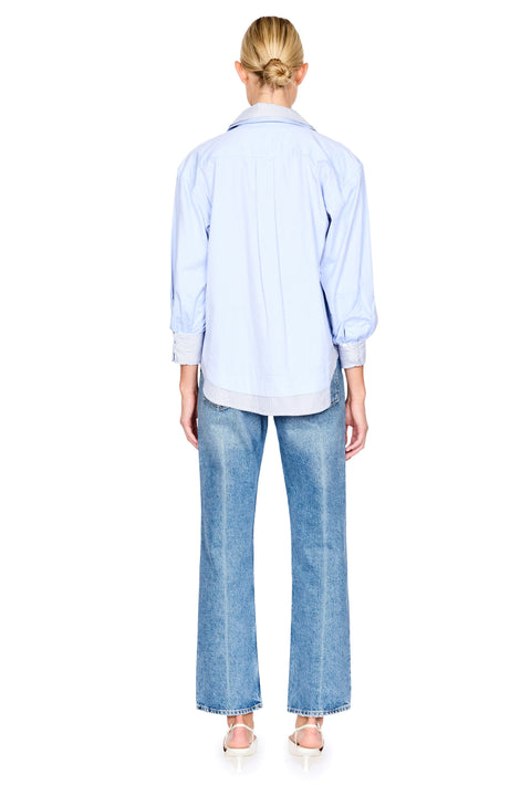 Zayna Double Layer Button Down