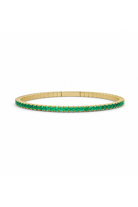 Flexible Emerald Bracelet