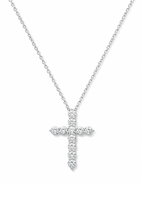 Lexa Large Diamond Cross Necklace