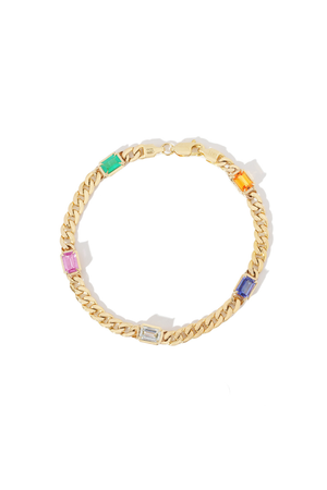 Rainbow Cuban Bracelet