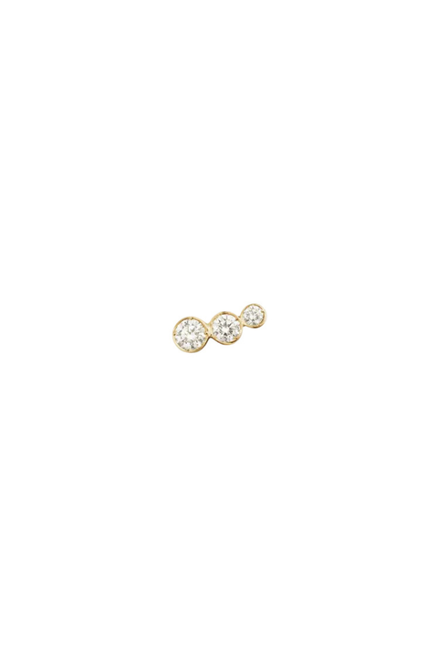 Croissant Trois Right Earring