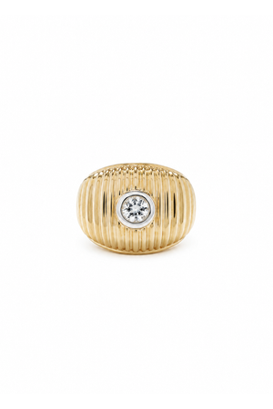 Maxi Berlingot Topaz Ring