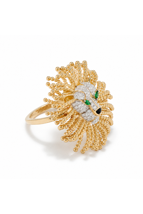 Large Lion Ring
