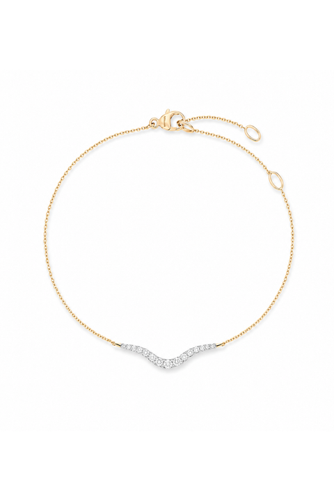 Petit Radiant Chain Diamond Bracelet