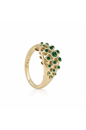 Emerald Queen Wave Ring