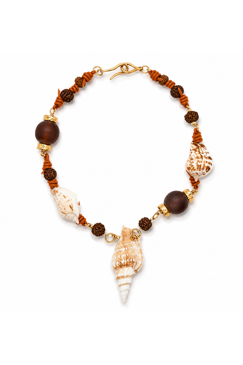 One Of A Kind Orange Samsara Necklace