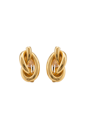 Gold Link Earrings