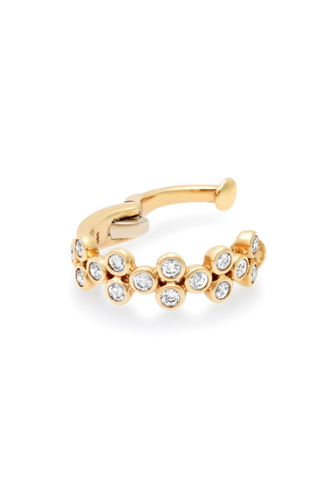 Large Blossom Diamond Cuff