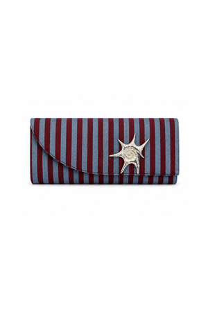 Moiré Diane Clutch