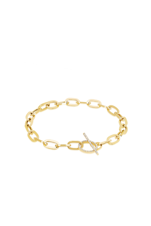 Jumbo Diamond Toggle Bracelet