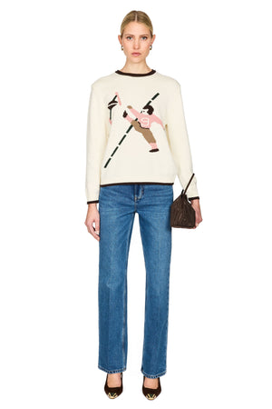 Newtie Football Intarsia Sweater