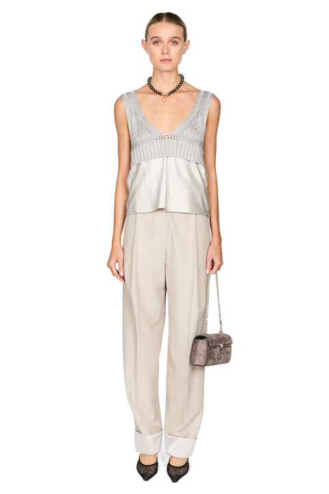 Rowan Sateen Cuffed Trouser
