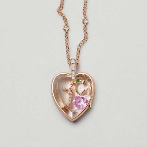 Diamond Lobster Charm