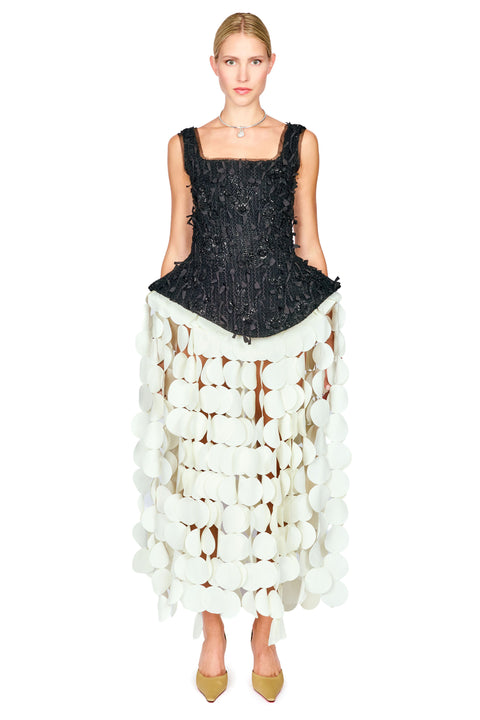 Basque Ballerina Embellished Top