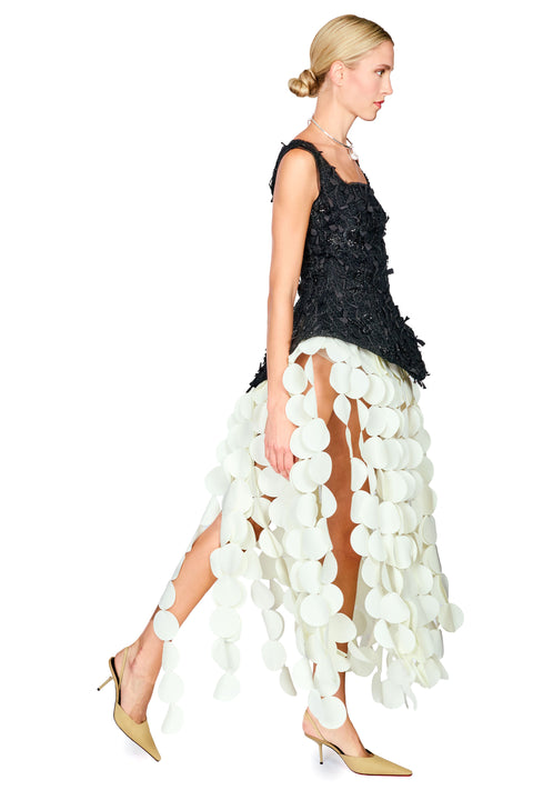 Basque Ballerina Embellished Top