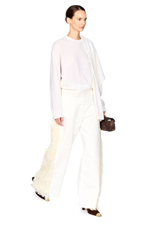 Addison Knit Cashmere Scarf Top
