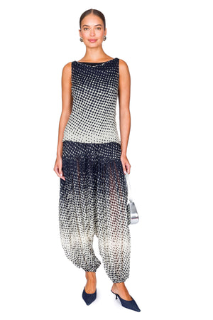 Halftone Wiggle Dot Soft Balloon Pant