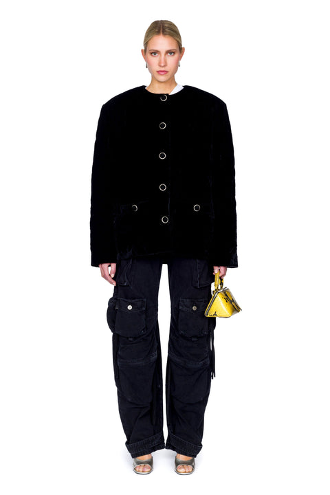 Quilted Velvet Lady Jacket