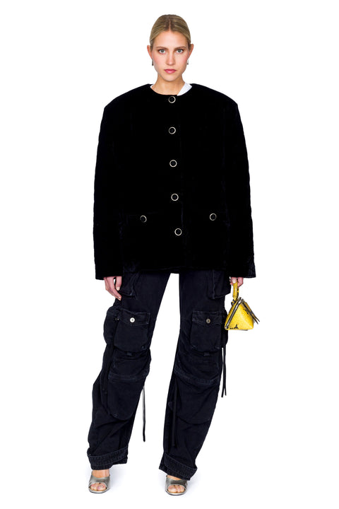 Quilted Velvet Lady Jacket