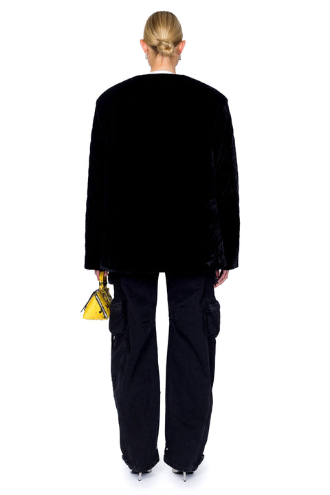 Quilted Velvet Lady Jacket