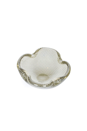 Vintage Bullicante Murano Glass Bowl