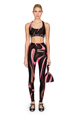Marmo Print Lycra Bra