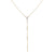 Ghost image of the yellow gold pear drop necklace with diamonds.