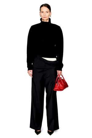 Double Waistband Trousers