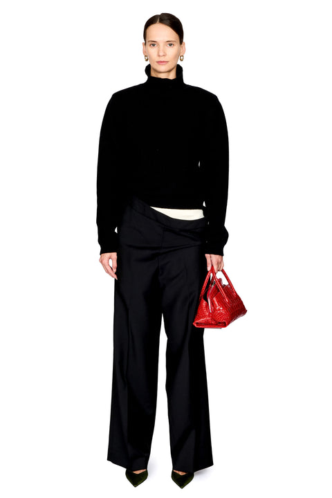 Statement Shoulder Turtleneck