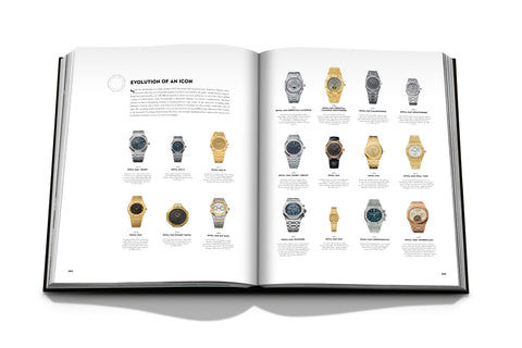 Pages inside Royal Oak book showing watches