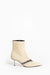Side ghost image of coperni zip ankle boot