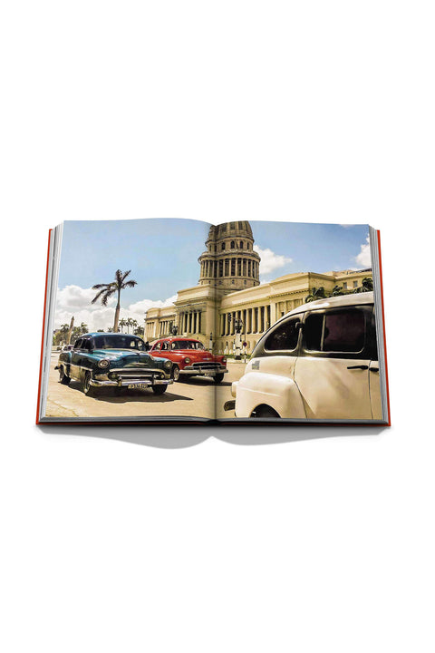 The Havana Blues book open, showing two of the pages