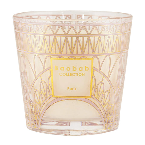 Close-up look of the Paris Candle jar